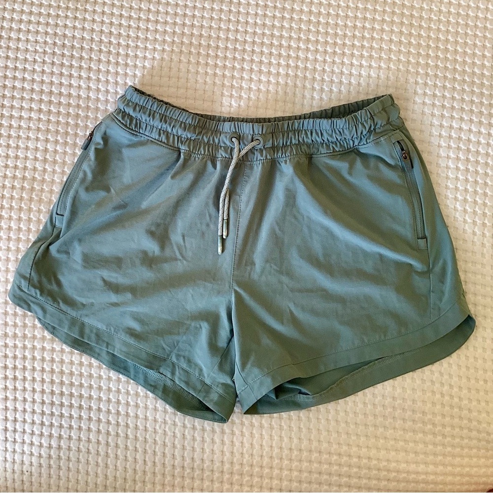 Athleta Girl pastel green shorts